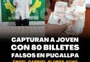LE CAPTURAN  CON   80 BILLETES FALSOS